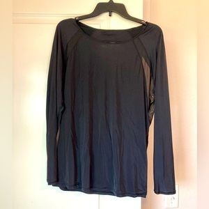 Lululemon Black open back shirt